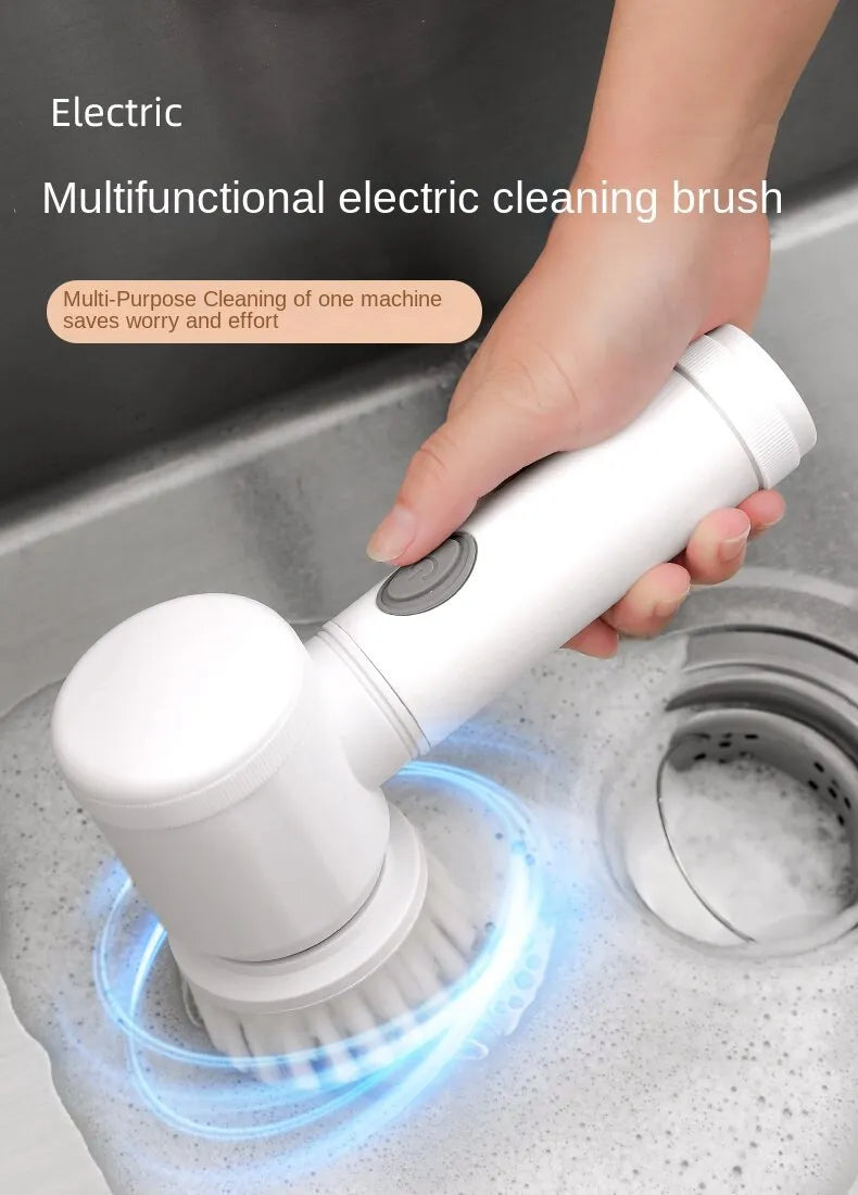 Escova de limpeza elétrica multifuncional sem fio